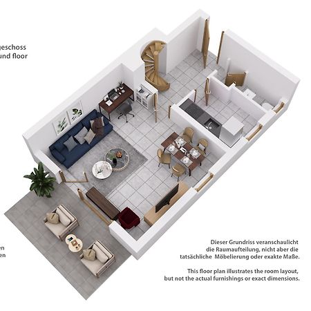 Moderne Maisonette Mit Garten Unterschleißheim Exterior foto