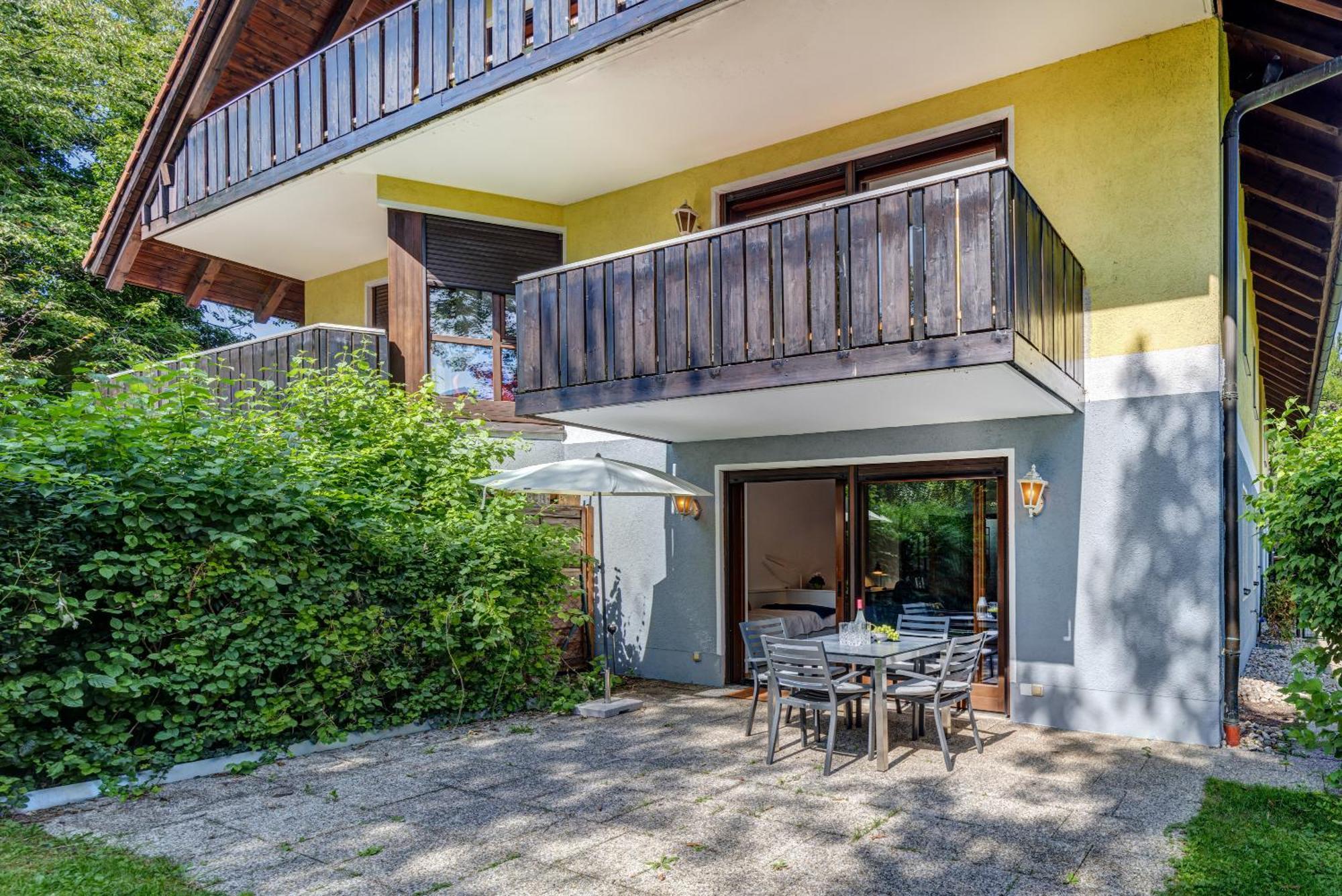 Moderne Maisonette Mit Garten Unterschleißheim Exterior foto